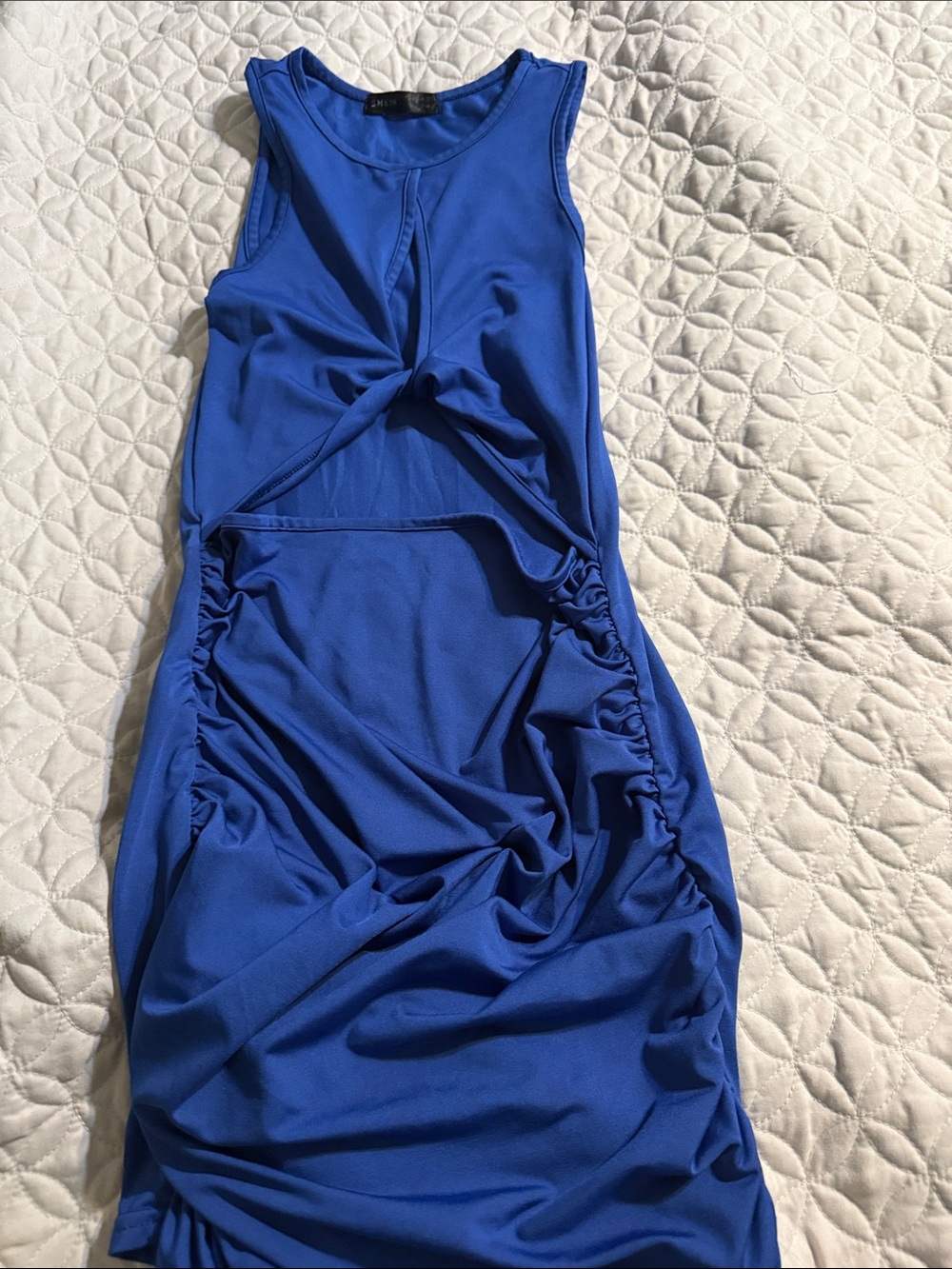 Royal blue dress